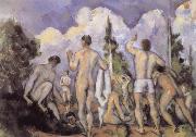 Paul Cezanne Bathers oil on canvas